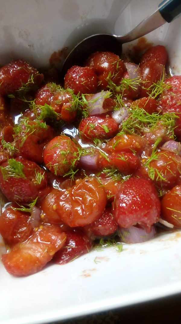 Tomates et fraises